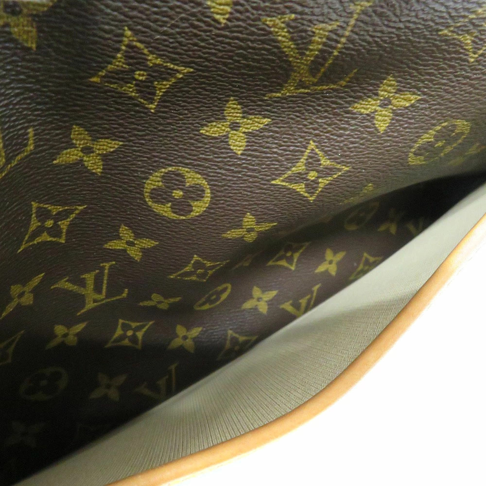 LOUIS VUITTON Deauville Handbag Bowling Vanity Monogram Brown - Picture 10 of 11